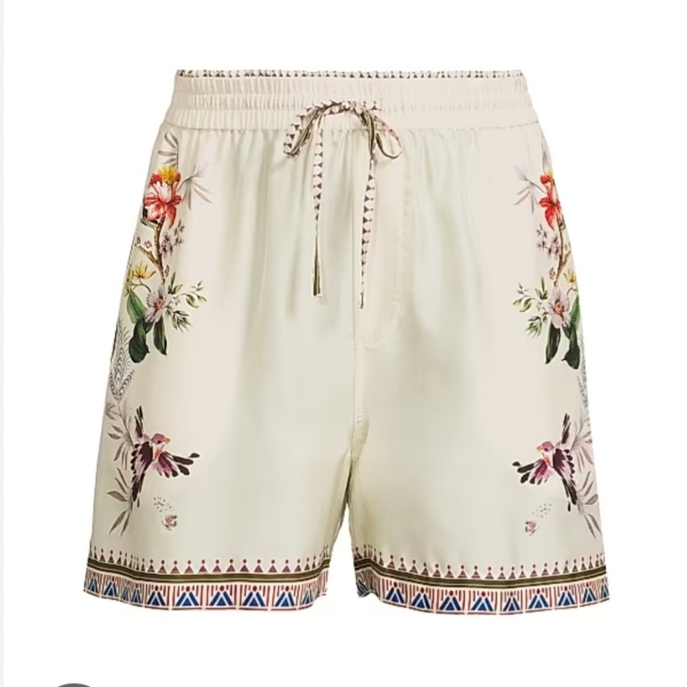 Johnny Was Silk Blend Shorts size XXL